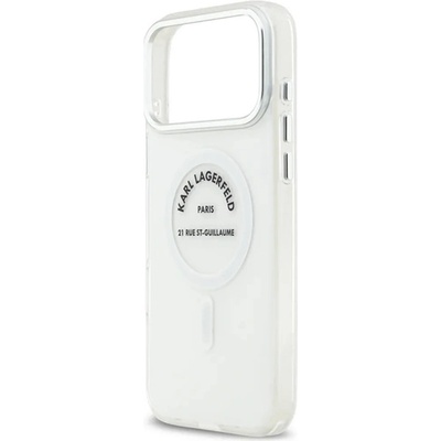 CG Mobile iPhone 17 Pro KARL LAGERFELD IML KARL RSG LOGO MAGSAFE силиконов протектор за телефон, пластмасов заден капак, MagSafe, TRANSFER KLHMP17LHKRSGPT (KLHMP17LHKRSGPT)
