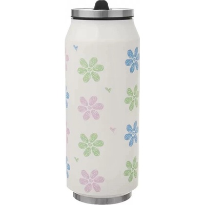 Orion termoska plechovka nerez 400 ml KVĚT
