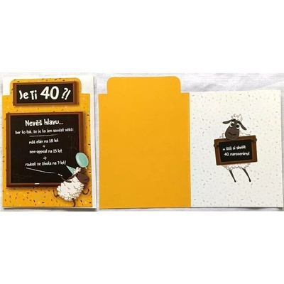 Přání k 40. narozeninám Je ti 40?!