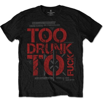 Dead Kennedys Риза Too Drunk Unisex Black M (DKTS03MB02)