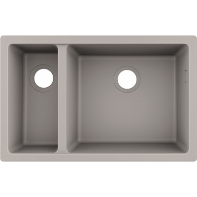 Hansgrohe Кухненска мивка Hansgrohe S510-U635-Concretegrey (43433380)