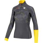 Sportful Яке за ски бягане Sportful Women's Doro Race Jersey Cross-country ski jacket - Dark Gray / Yellow - размер XS (103-1338-0111)
