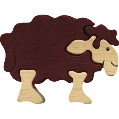Fauna vkládací puzzle z masivu Malá ovečka Shaun