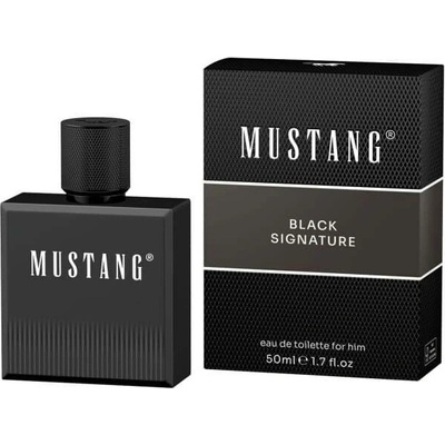 Mustang Black Signature toaletní voda pánská 50 ml