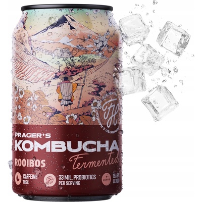 Prager´s Kombucha Rooibos 330 ml – Zboží Dáma