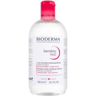BIODERMA Sensibio H₂O 500 ml мицеларна вода за чувствителна кожа за жени
