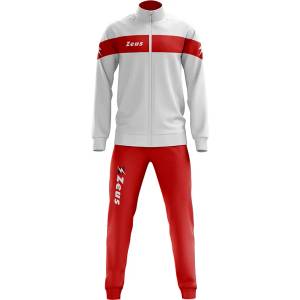 Zeus Мъжки анцуг Zeus Tuta Apollo Men Tracksuit white red