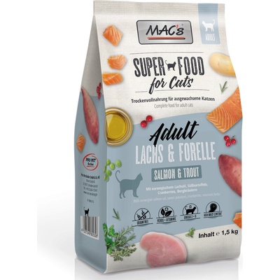 MACs Superfood for Cats Adult 3 x 1,5 kg