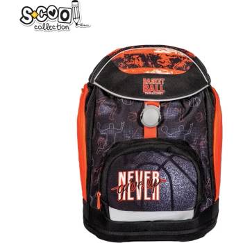 S-Cool Ученическа анатомична раница scool pro never give up