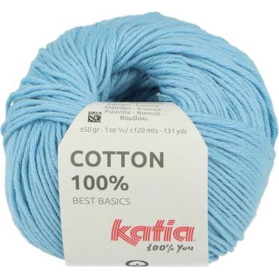 Katia Cotton 100% modrá 35