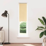 vidaXL Ролкова щора Blackout Бежова 60x210 cm Ширина на плата 55, 7 cm (4010782)