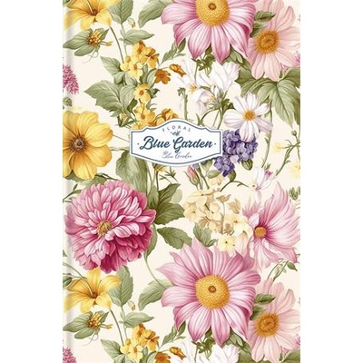 Shkolyaryk Publishing House Тетрадка, A6, карирана, 80 страници, SHKOLYARYK "Blue Garden" A6-IC-080-7038K (A6-IC-080-7038K)