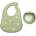 Lorelli Силиконов сет за хранене 2 части Lorelli, Fresh Green (10230710004)