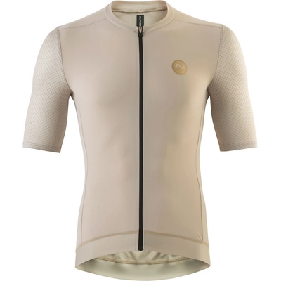 Nalini Мъжка фланелка с къс ръкав за колоездене Nalini Pure Gold Jersey Cycling jersey - Beige - размер 3XL (056-4014-0117)