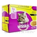 Krmivo pro kočky Whiskas Adult drůbeží výběr ve šťávě 12 x 100 g