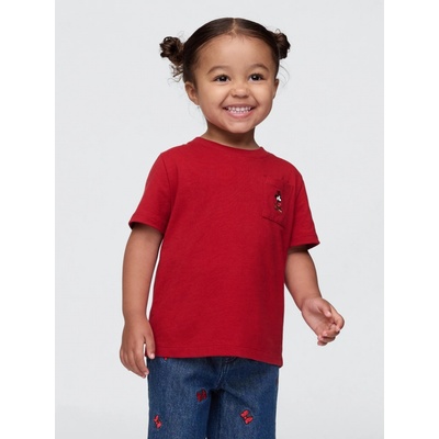 Baby tričko Gap × Disney Unisex Červená