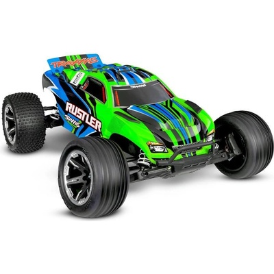 Traxxas Rustler 4WD RTR zelený s LED osvětlením 1:10