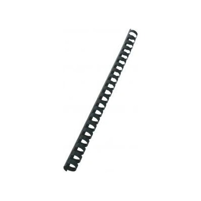 Plastové hrebene GBC 21R 25mm čierne