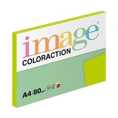 Image Coloraction A4 80g papír barevný zelený světlý 100 listů