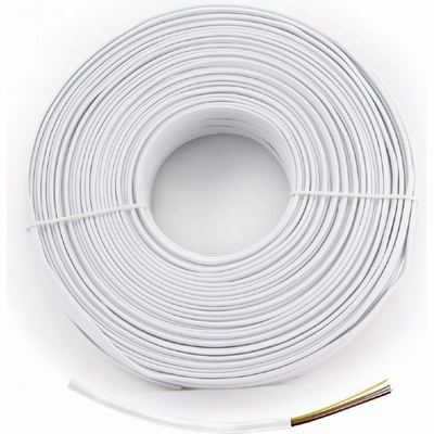 GEMBIRD Kabel telefonní 4C, klubko 100m, bílý