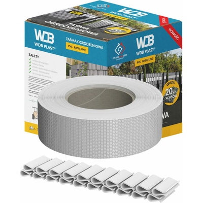 WDB Plast Basic Line Krycia páska 4,75 cm x 35 m biela
