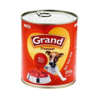 Grand Dog Premium hovädzie 850 g
