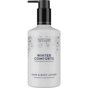 Scottish Fine Soaps Winter Comforts хидратиращо мляко за ръце и тяло аромати Toasted Marshmallow & Caramel 300ml