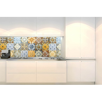 DIMEX ART s. r. o Фототапет за кухня - винтидж цветни плочки 180 x 60 см