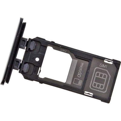 Sony Xperia 5 Dual SIM tray černý, držák, šuplík 1319-9387