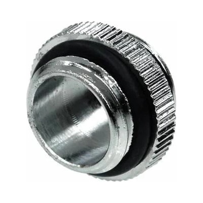 Alphacool Адаптер Alphacool HF, Двоен нипел, G1/4 - G1/4, О-пръстен, Сребрист (64209)