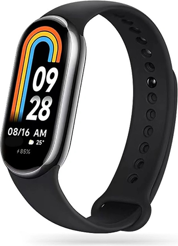 Tech-Protect Силиконова каишка за Xiaomi Smart Band 8 / 9 / NFC от Tech-Protect IconBand - Черна (9490713934906)