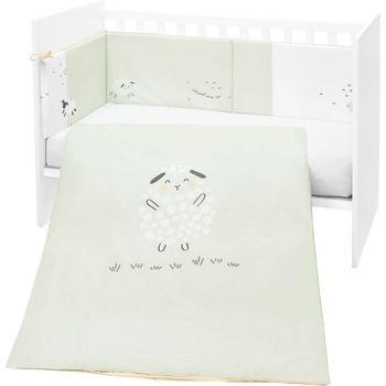 KikkaBoo Бебешки спален комплект от 2 части KikkaBoo - EU style, 60 х 120 cm, Sleepy Sheep (41101020125)