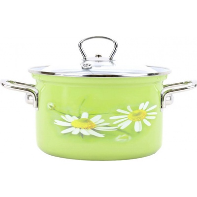hrnec BELIS DAISY 18cm 2,8l se skleněnou poklicí
