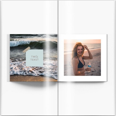 Instabook, mini fotokniha, Dovolená u moře, 15x15 cm