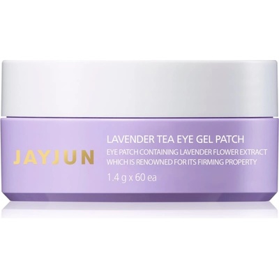 Jayjun Eye Gel Patch Lavender Tea hydrogélová maska na očné okolie pre spevnenie pleti 60 x 14 g