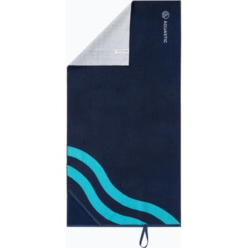 AQUASTIC Wavey тъмносиня/синя кърпа
