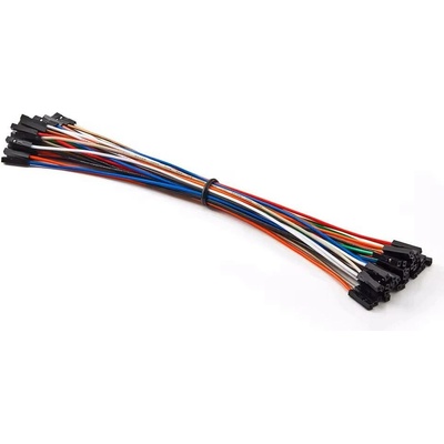 LaskaKit Dupont 26AWG propojovací kabely F-F samice-samice,20cm 50ks