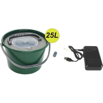 SPORTS Vzduchovací motorček AA USB 230V + Rezkovnica 25 l