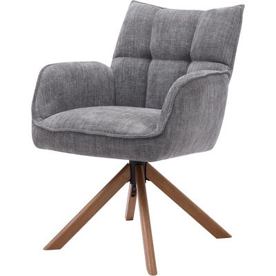 Unique Furniture Сиви тапицирани трапезни столове в комплект 2 бр. Marilla - Unique Furniture (53240003)