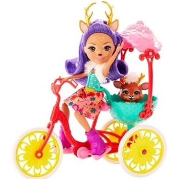 Mattel Enchantimals herní set na kolech koloušek
