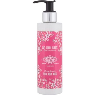 Institut Karité Shea Body Milk Cherry Blossom хидратиращ лосион за тяло с аромат на черешов цвят 200 ml за жени