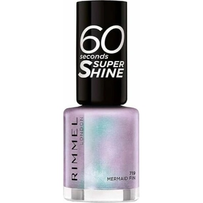Rimmel London RIMMEL Super Shine 60 Seconds lak na nehty 719 Mermaid Fin 8 ml, 719 Mermaid