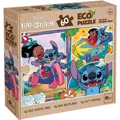 Lisciani eko obojstranné Lilo & Stitch 60 dielov
