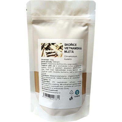 Zelené Drahokamy Skořice mletá Cejlonská 100 g – Zboží Dáma