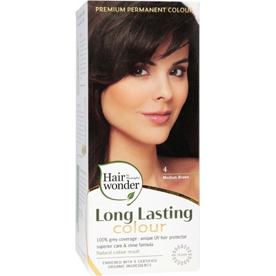 Hairwonder by Hennaplus Dlouhotrvající barva SYTĚ HNĚDÁ 4