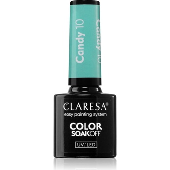 Claresa SoakOff UV/LED Color Candy гел лак за нокти цвят 10 5 гр