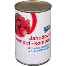 ARO Kompot jahodový ve sladkém nálevu 425ml