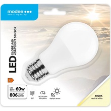 Modee Lighting LED žiarovka so senzorom 8,8W/A60/E27/4000K