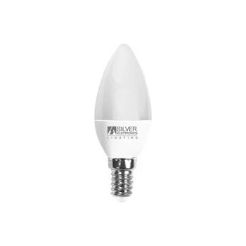 Silver Electronics LED крушка за лампа тип свещ Silver Electronics Бяла светлина 6 W 5000 K