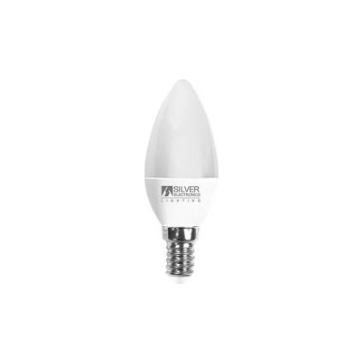 Silver Electronics LED крушка за лампа тип свещ Silver Electronics Бяла светлина 6 W 5000 K